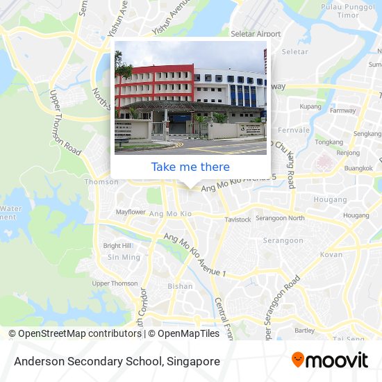 Anderson Secondary School地图