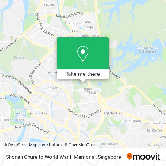 Shonan Chureito World War II Memorial map