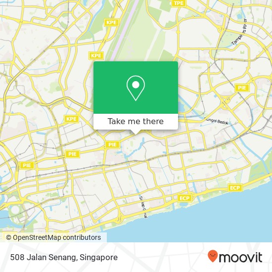 508 Jalan Senang map