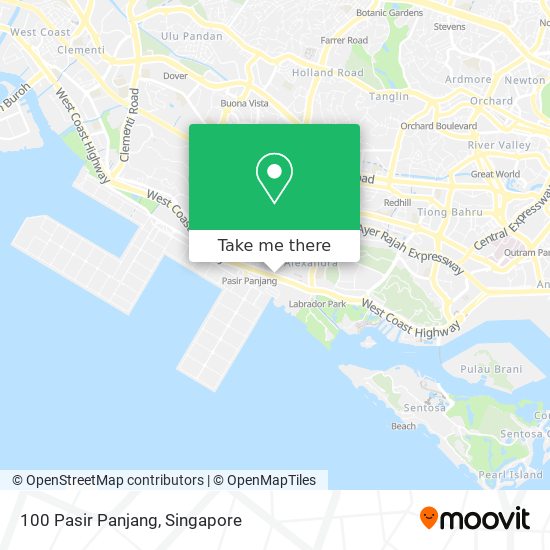 100 Pasir Panjang map