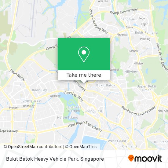 Bukit Batok Heavy Vehicle Park map