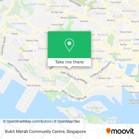 Bukit Merah Community Centre map