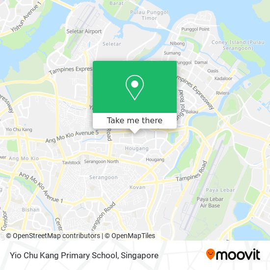 Yio Chu Kang Primary School map