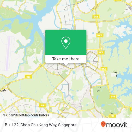 Blk 122, Choa Chu Kang Way map
