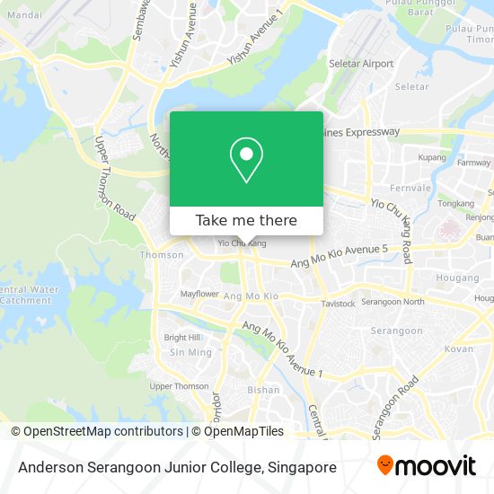 Anderson Serangoon Junior College地图