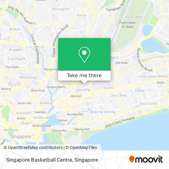 Singapore Basketball Centre map