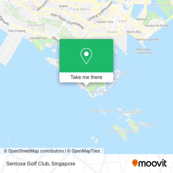 Sentosa Golf Club map