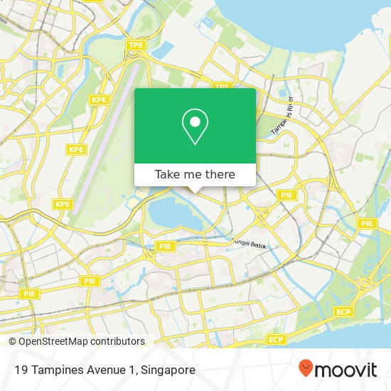 19 Tampines Avenue 1 map