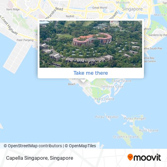 Capella Singapore地图