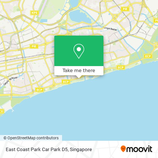 East Coast Park Car Park D5地图