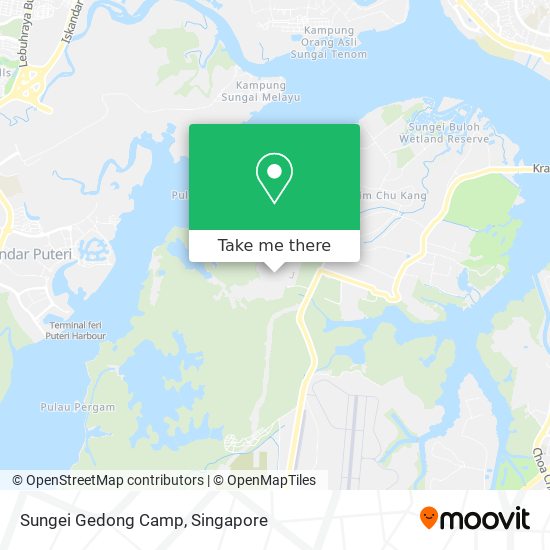 Sungei Gedong Camp map