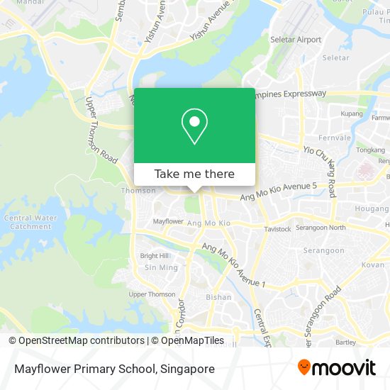 Mayflower Primary School map