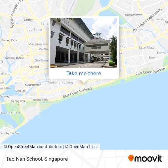 Tao Nan School map