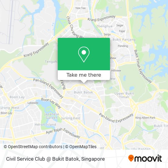 Civil Service Club @ Bukit Batok地图