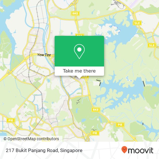 217 Bukit Panjang Road map