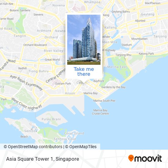 Asia Square Tower 1地图