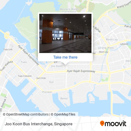 Joo Koon Bus Interchange map