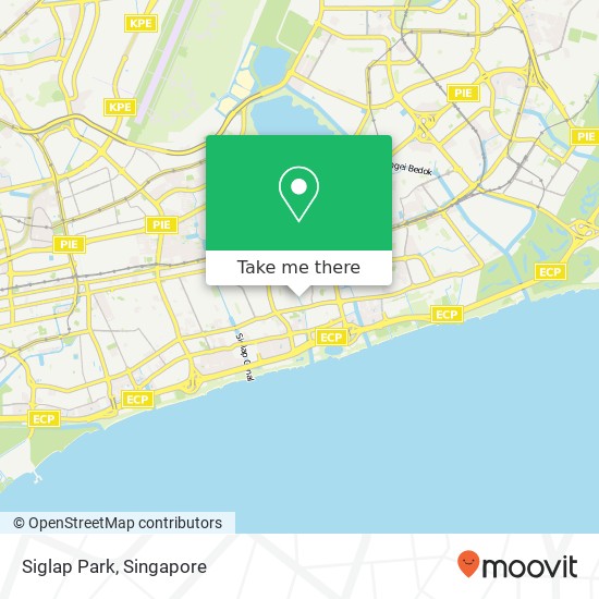 Siglap Park map