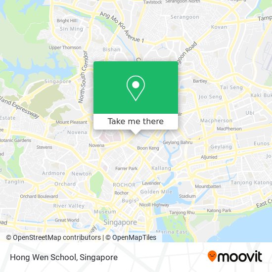 Hong Wen School map