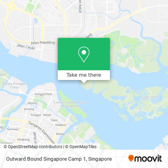 Outward Bound Singapore Camp 1 map