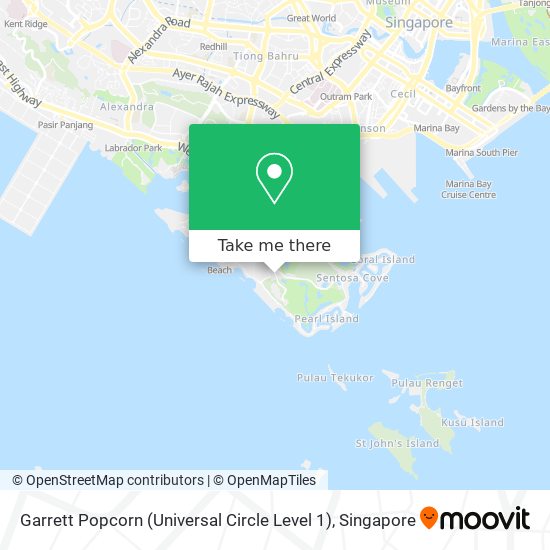 Garrett Popcorn (Universal Circle Level 1) map