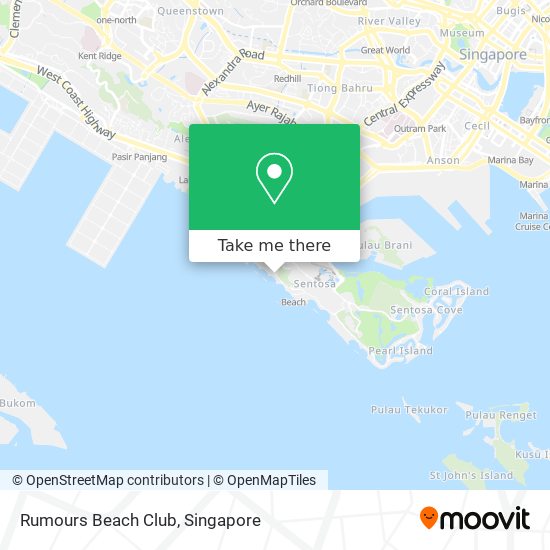 Rumours Beach Club map