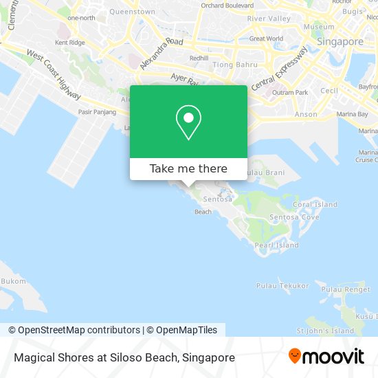 Magical Shores at Siloso Beach地图
