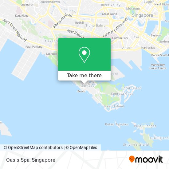 Oasis Spa map