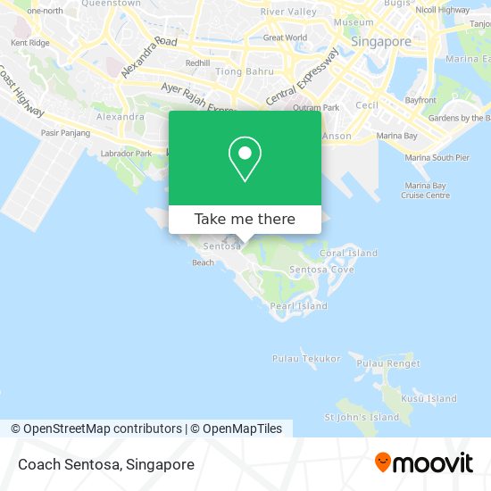 Coach Sentosa map