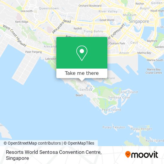 Resorts World Sentosa Convention Centre map