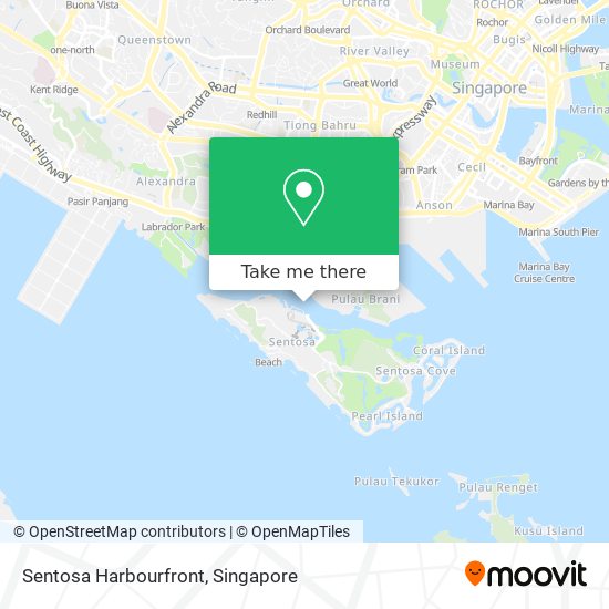 Sentosa Harbourfront map