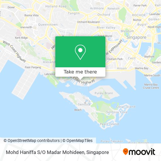 Mohd Haniffa S / O Madar Mohideen map