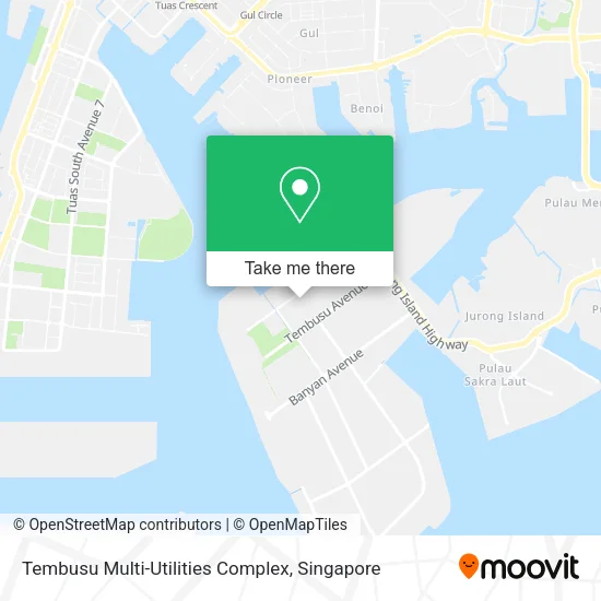 Tembusu Multi-Utilities Complex map