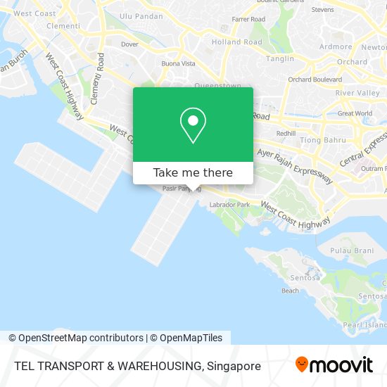 TEL TRANSPORT & WAREHOUSING map