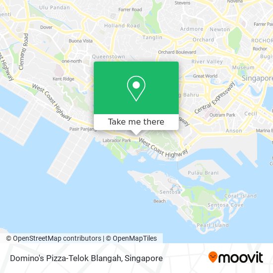 Domino's Pizza-Telok Blangah map