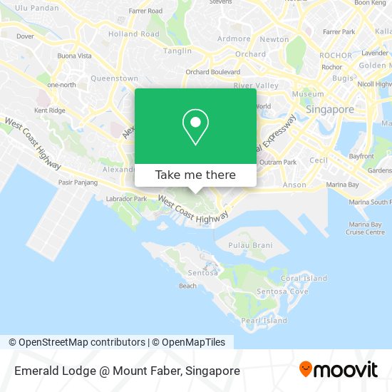 Emerald Lodge @ Mount Faber map