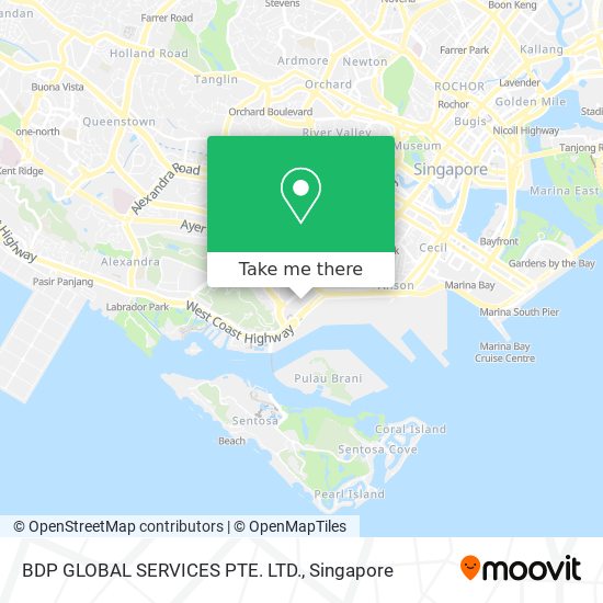 BDP GLOBAL SERVICES PTE. LTD. map