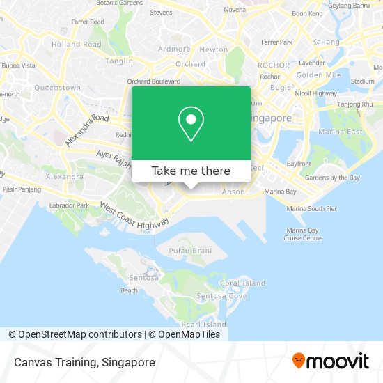 Canvas Training map
