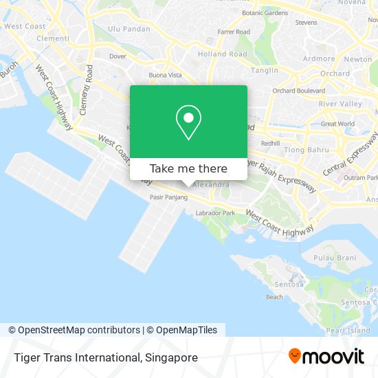 Tiger Trans International map