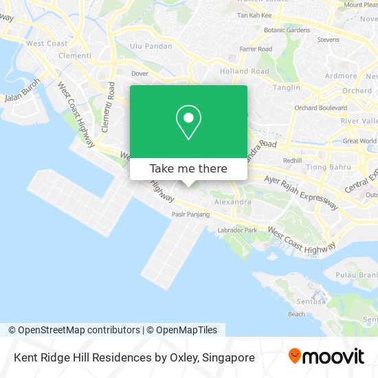 Kent Ridge Hill Residences by Oxley map