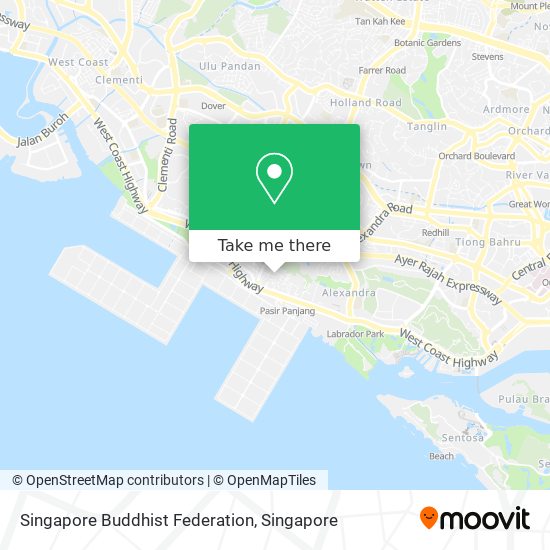 Singapore Buddhist Federation map
