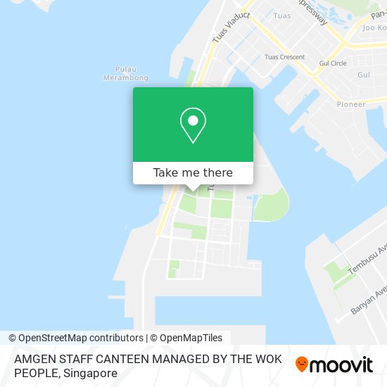 AMGEN STAFF CANTEEN MANAGED BY THE WOK PEOPLE map
