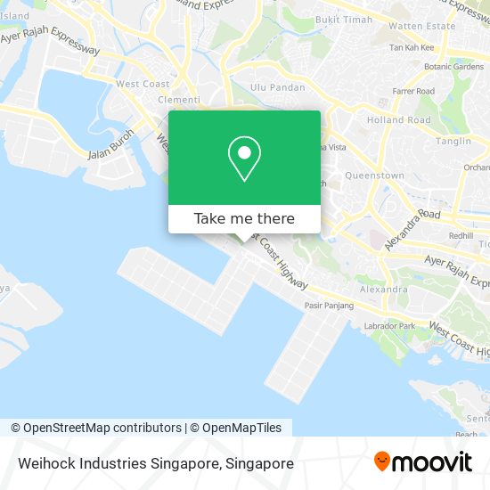 Weihock Industries Singapore map