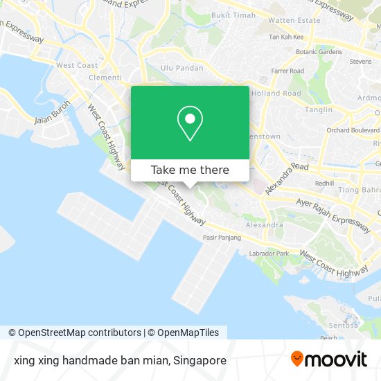 xing xing handmade ban mian map