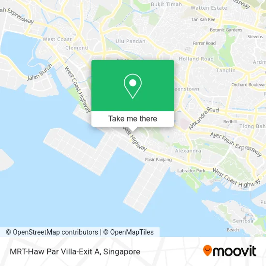 MRT-Haw Par Villa-Exit A map