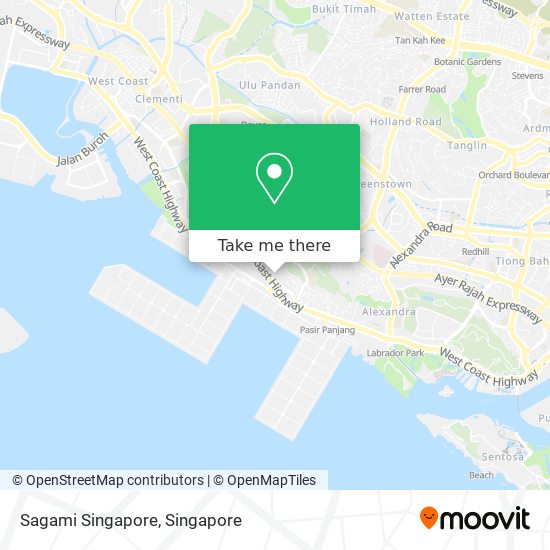 Sagami Singapore map