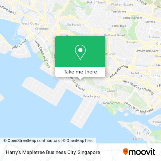 Harry's Mapletree Business City map