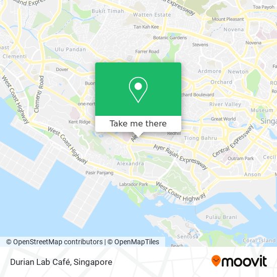 Durian Lab Café map