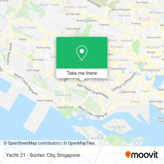 Yacht 21 - Suntec City地图