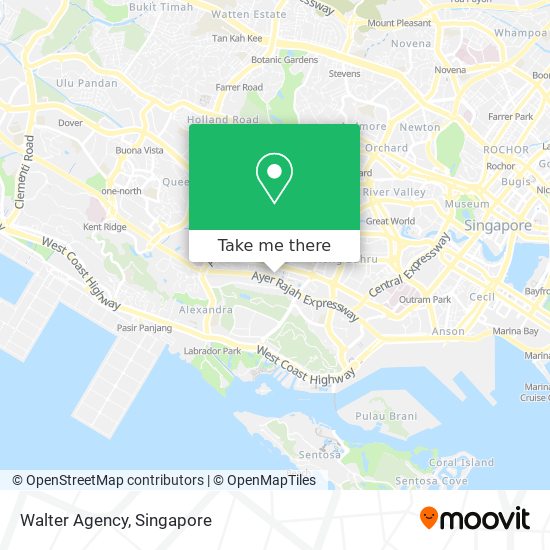Walter Agency map